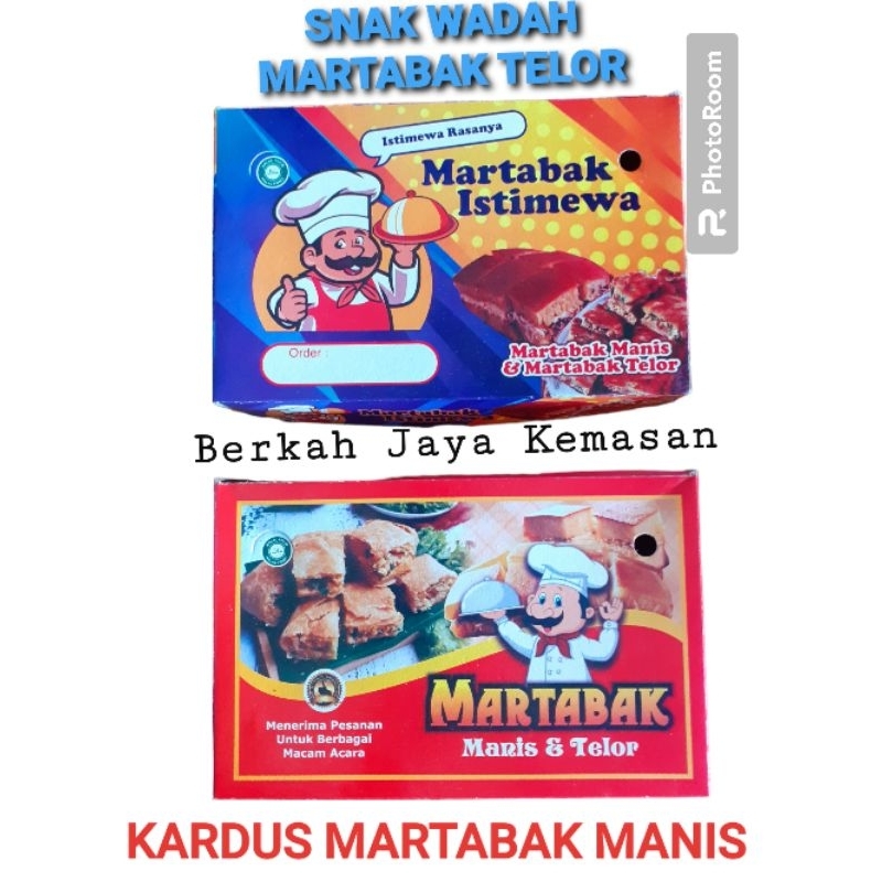 

dus Martabak / box Martabak Telor & Manis / kertas Martabak