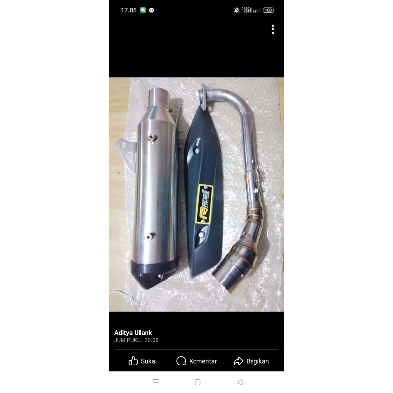 knalpot rob1 nmax old