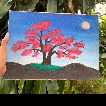 LUKISAN PEMANDANGAN AESTHETIC/MURAH