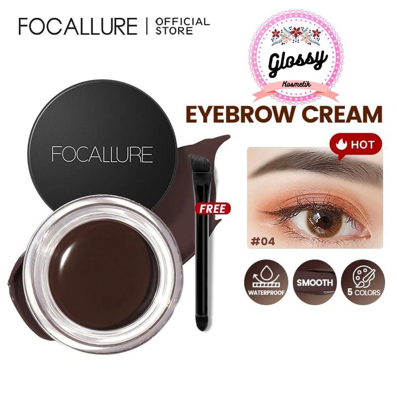 FOCALLURE Eyebrow Cream Gel Waterproof Pensil Alis- Kosmetik Mata