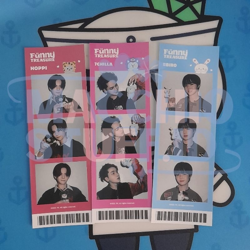 [READY] POB PVC BAG PHOTOSTRIP FUNNY TREASURE DOYOUNG HYUNSUK YOSHI BBIRO 7CHILLA HOPPI