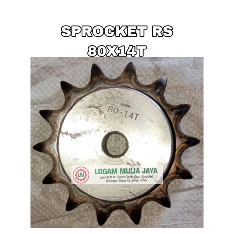 SPROCKET RS 80 SINGLE GIGI 14 SPROCKET RS 80X14T RS 80-14TGEAR GIR RS 80X14T RS 80X14T