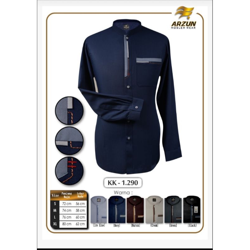 ARZUN KOKO MODEREN PREMIUM Lengan panjang Terbaru