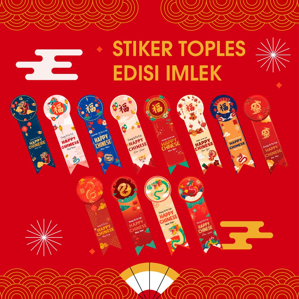 

STICKER SEAL /STICKER TOPLES KUE / EDISI IMLEK 2024