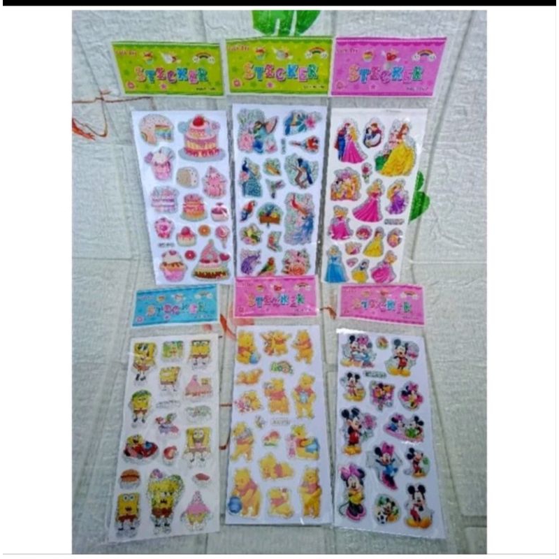 

stiker timbul putih isi 20 pcs