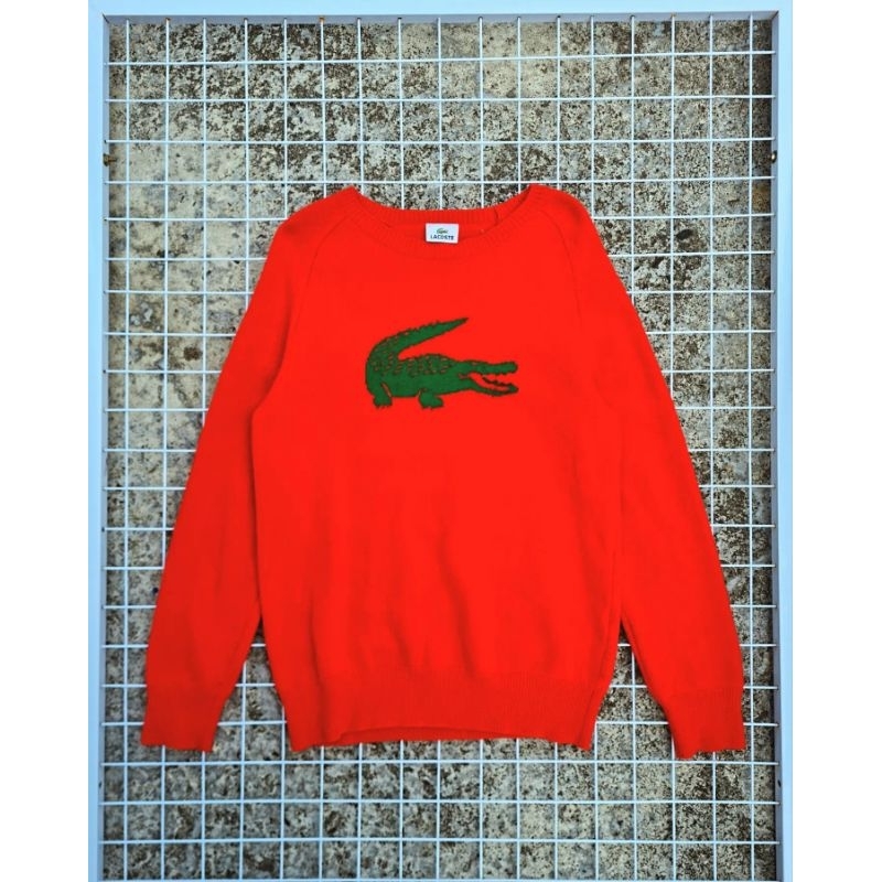 sweater rajut lacoste