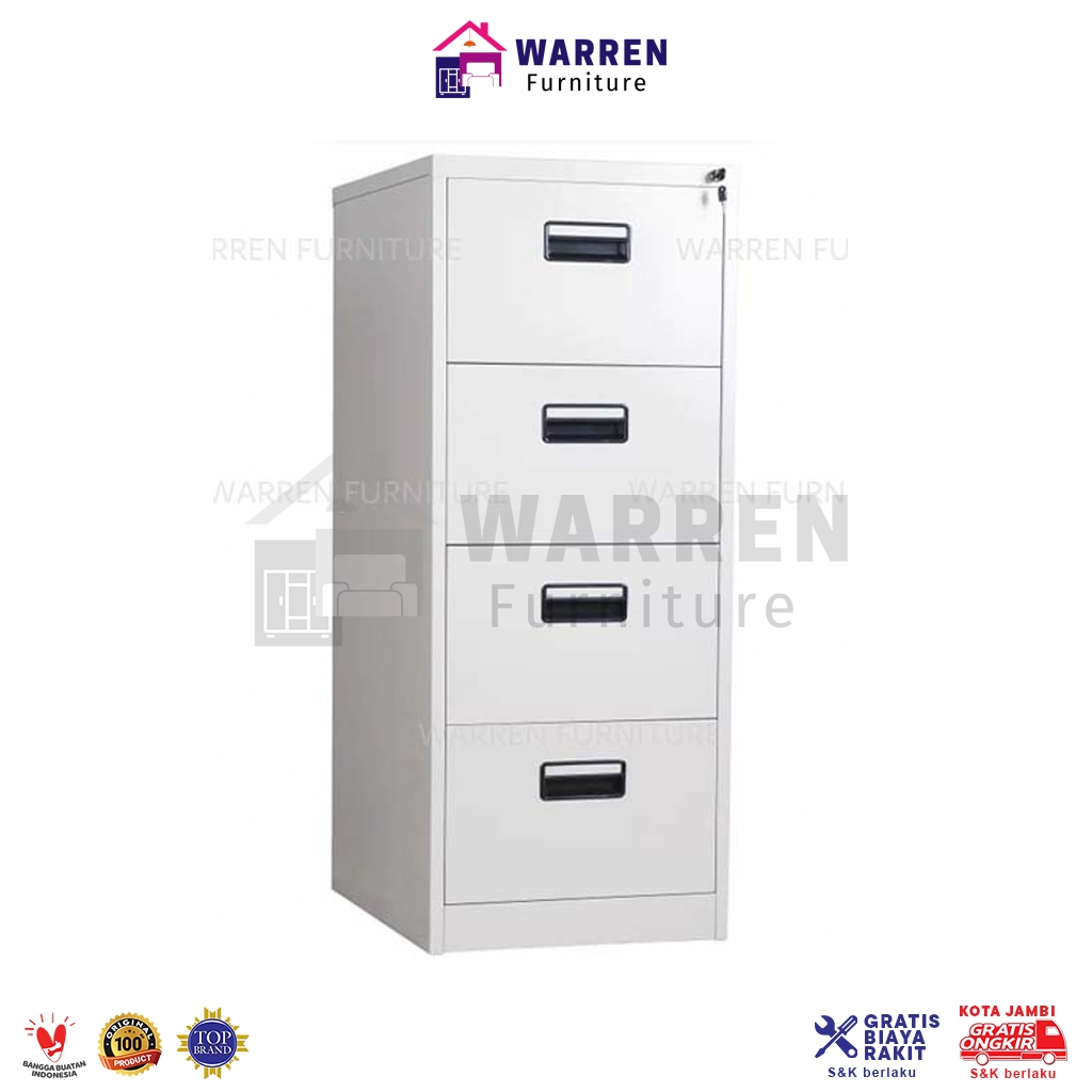 Laci besi / Filling cabinet besi 4 laci