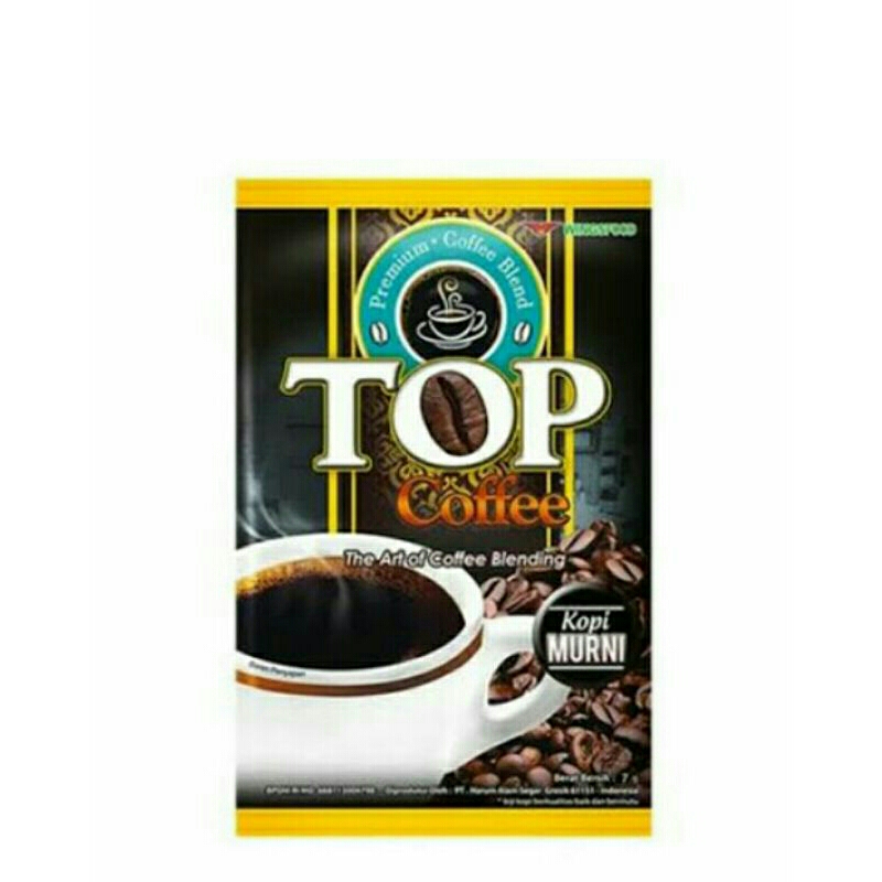 

PROMO TOP KOPI HITAM MURNI 65 GRAM 1PCS - TOP COFFE BUBUK-TOP KOPI MURNI