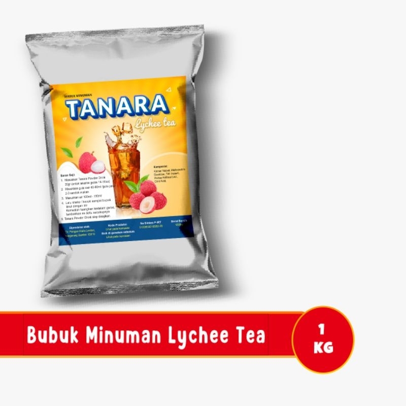 

Bubuk Minuman Lychee 1kg - Serbuk Minuman Tanara