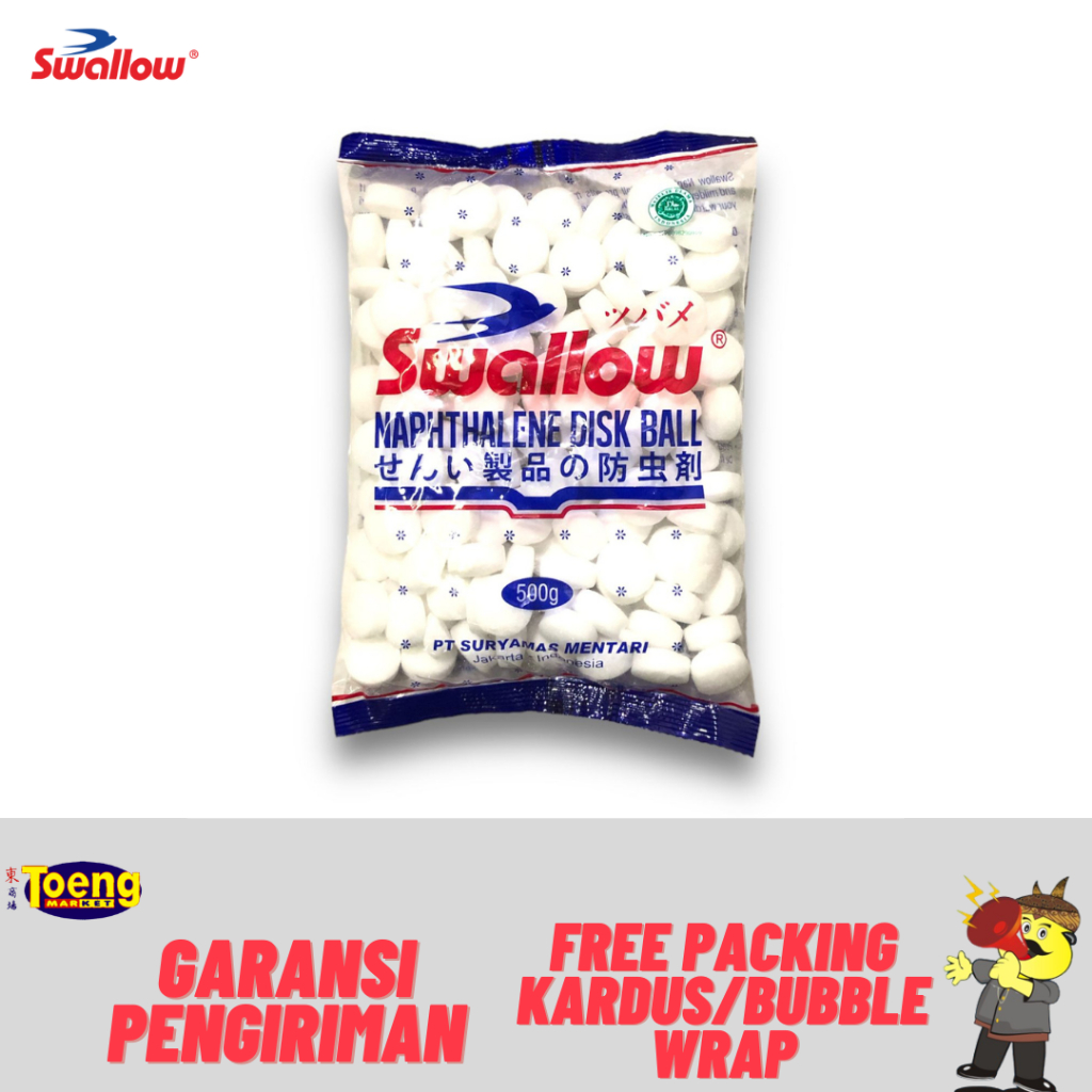 KAMPER NAPTH 500gr S-121 SWALLOW / KAPUR BARUS / PENGHARUM RUANGAN