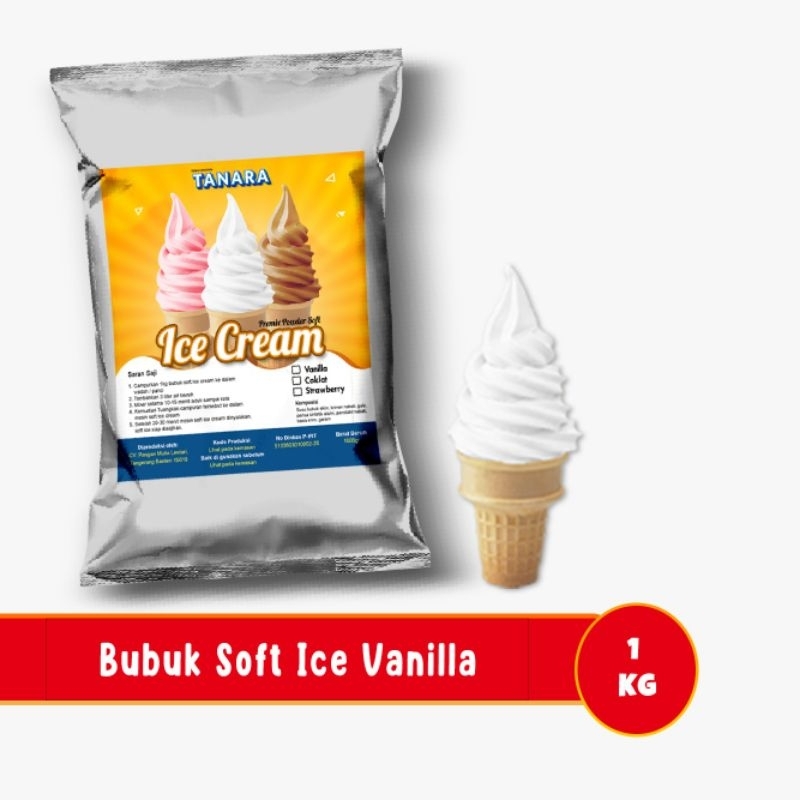 

Bubuk Soft Ice Vanilla - Serbuk Ice cream