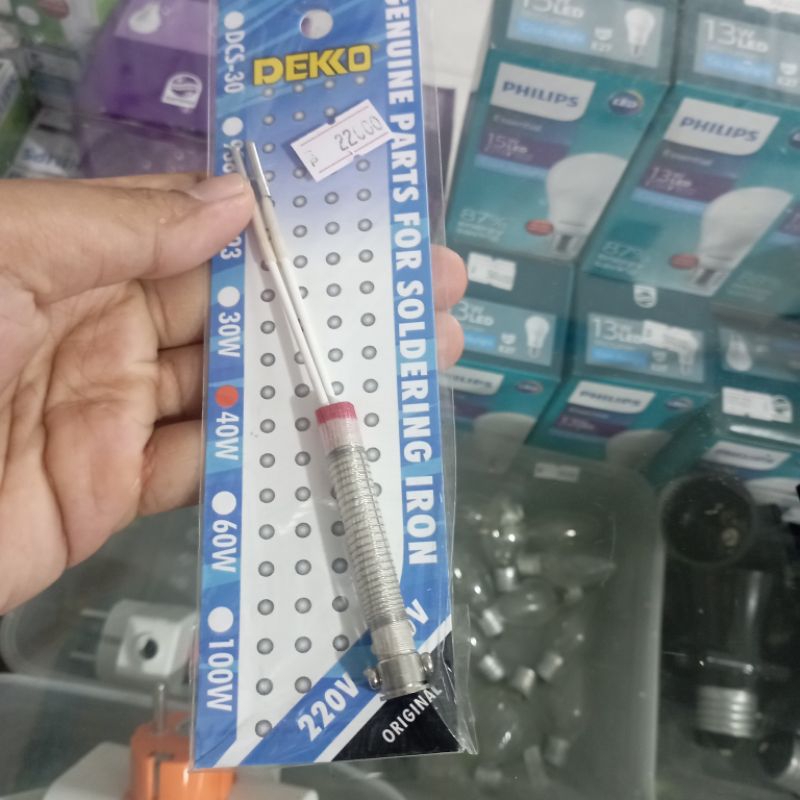 ELEMEN SOLDER DEKKO 40 WATT ELEMEN SOLDER DEKO 40 WATT