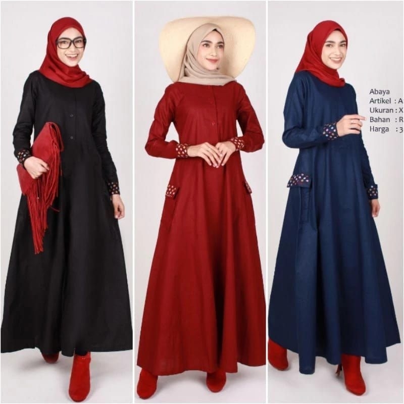 ABAYA DANNIS DEWASA A 220605 SIZE S, XL