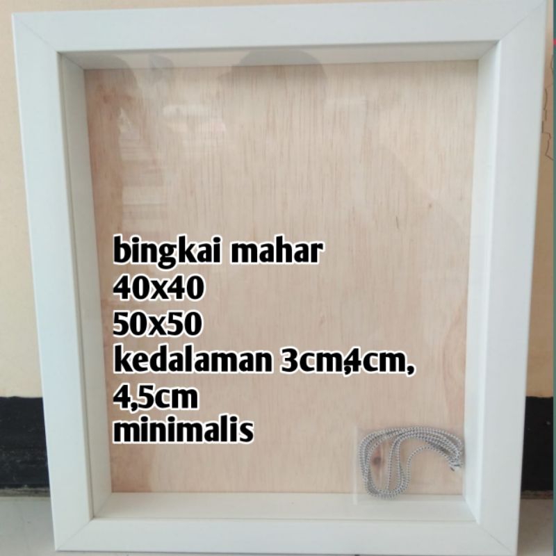 free packing/bingkai mahar/bingkai 3D/ 40x40/40x45/50x50/40x60
