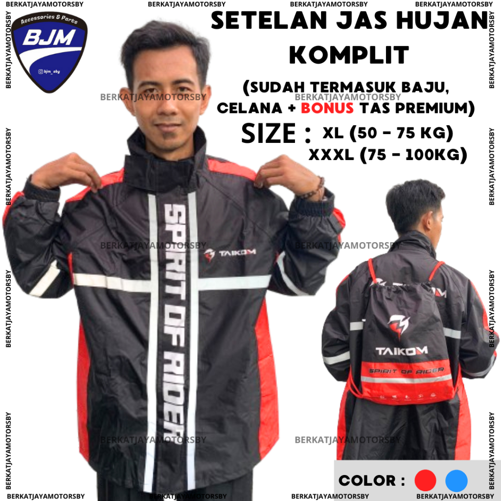 JAS HUJAN AXIO MANTEL HUJAN AXIO SETELAN JAS HUJAN TAIKOM ORIGINAL  BAHAN TEBAL ANTI BOCOR SETELAN J