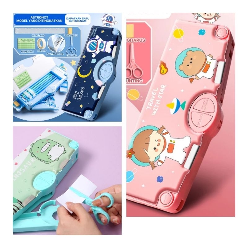 

Tempat pensil multi fungsi ,tempat pensil viral,Tempat alat tulis,serbaguna,tempat pensil karakter.