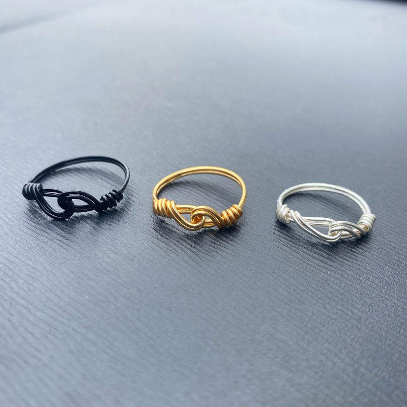 promise rings / cincin perjanjian/ cincin / cincin kawat tembaga /couple