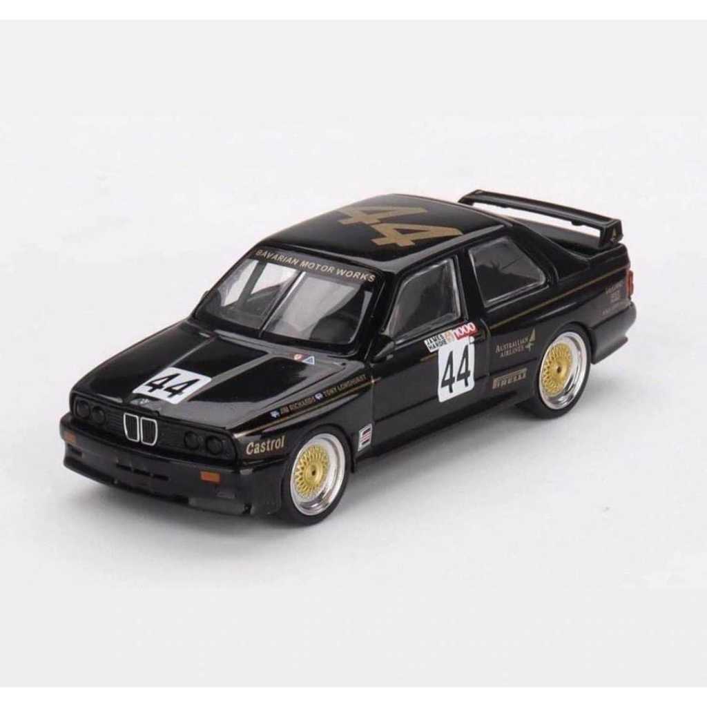 MGT00609 - Mini GT BMW M3 #44 1987 Bathurst 1000 Class 2 Winner JPS Team BMW 2023 Diecast Model Expo