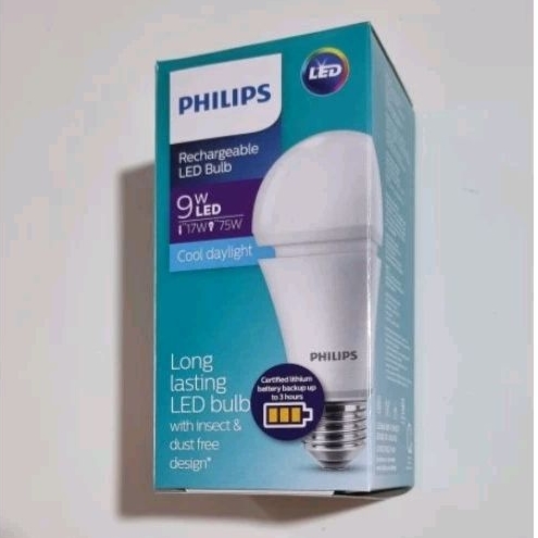 Lampu led Philips emergency tetap menyala saat mati lampu 9 watt