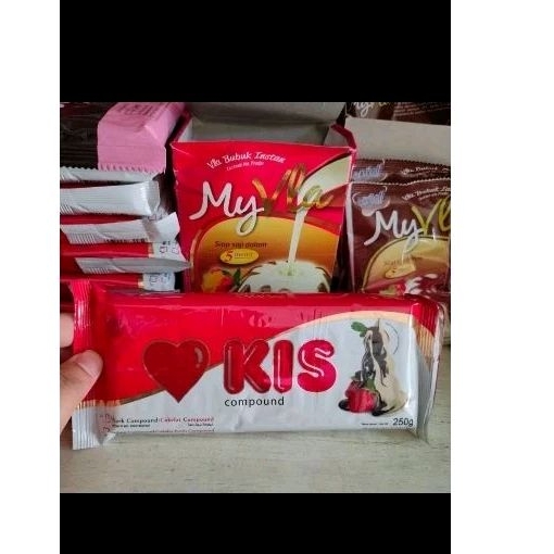 

Dark Chocolate Coumpound 250gr KISS / DCC 250gr coklat kompond