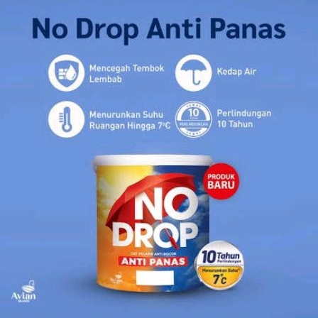 No Drop Anti Panas Cat Pelapis Anti Bocor 1 KG