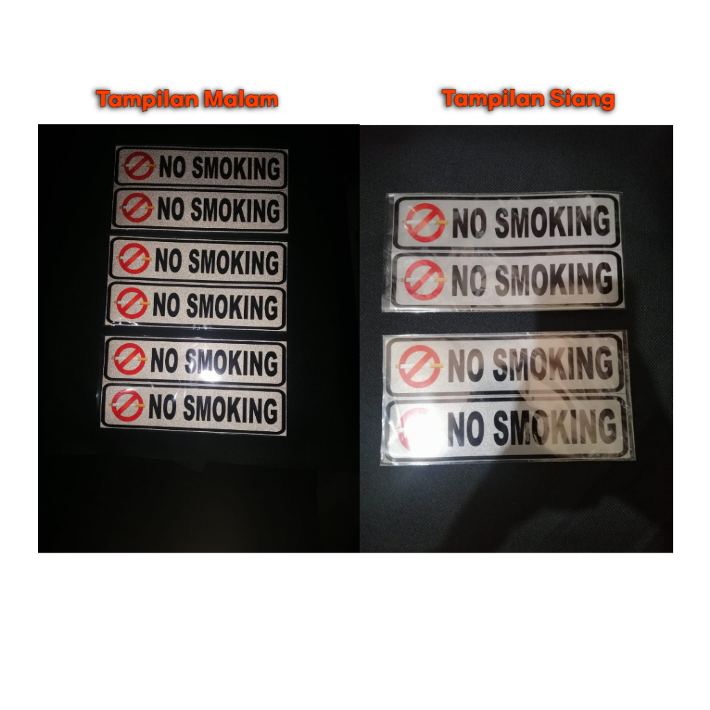 

Stiker Metalik Logo NO SMOKING Murah Berkualitas