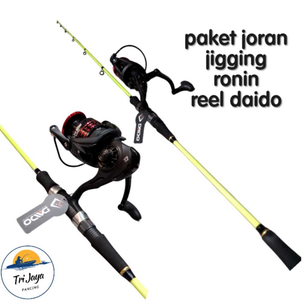 PAKET JORAN LAUT + REEL UKURAN 6000 || JORAN JIGGING AJIRO RONIN