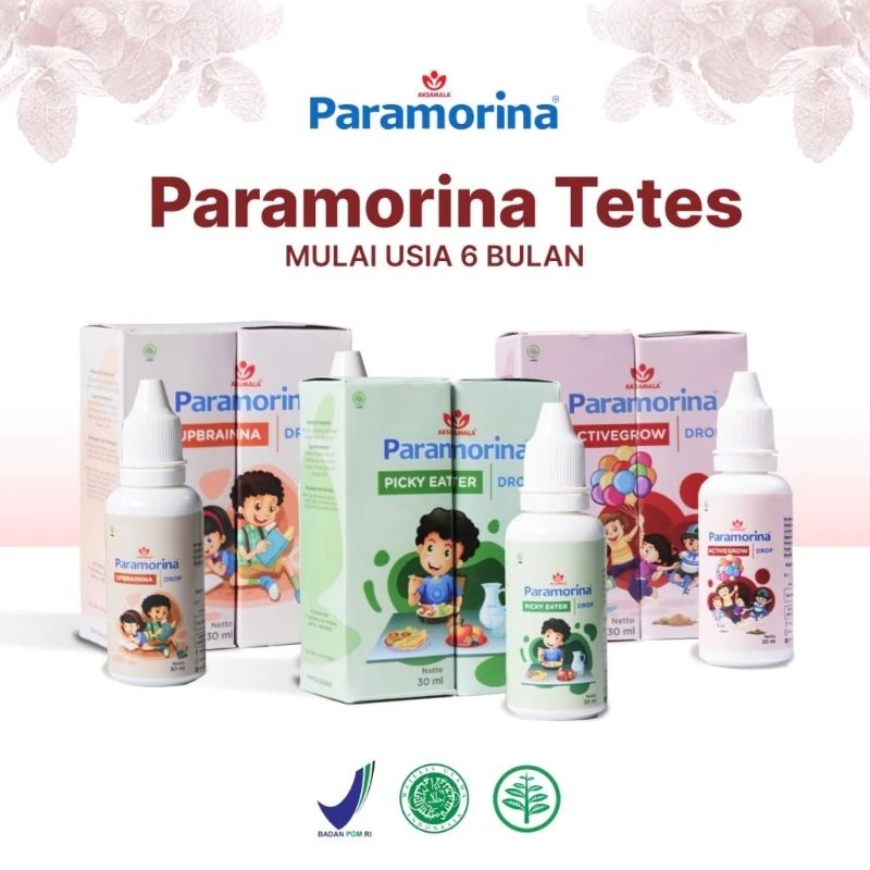 PARAMORINA DROP TETES PICKY EATER PE ACTIVEGROW AG UPBRAININA UP - MADU ANAK BALITA PENAMBAH NAFSU M