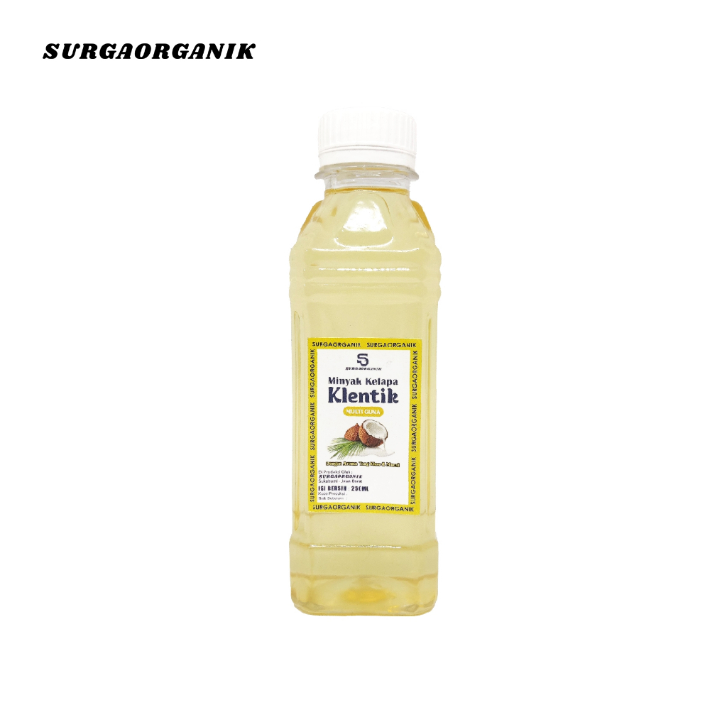 

Minyak Klentik Kelentik Surgaorganik isi 250ml Minyak Kelapa Murni