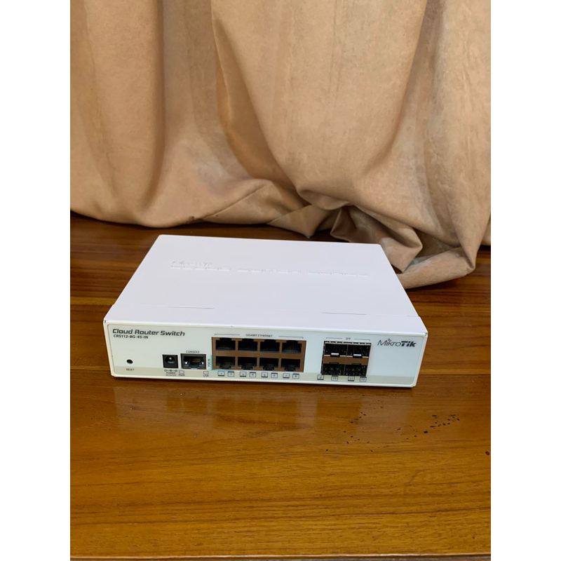 mikrotik crs 112-8G-4S-IN mikrotik bekas mikrotik seken mikrotik second mikrotik routerboard bekas m