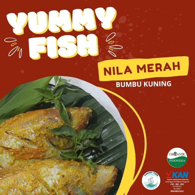 

IKAN NILA MERAH BUMBU KUNING 400 - 500 gram