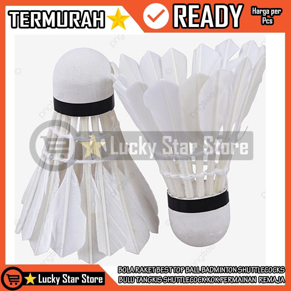 Top Ball Jaring Permainan Remaja Bola Badminton Slop Per Pcs Shuttlecocks Bulu Tangkis Tepuk Angsa G
