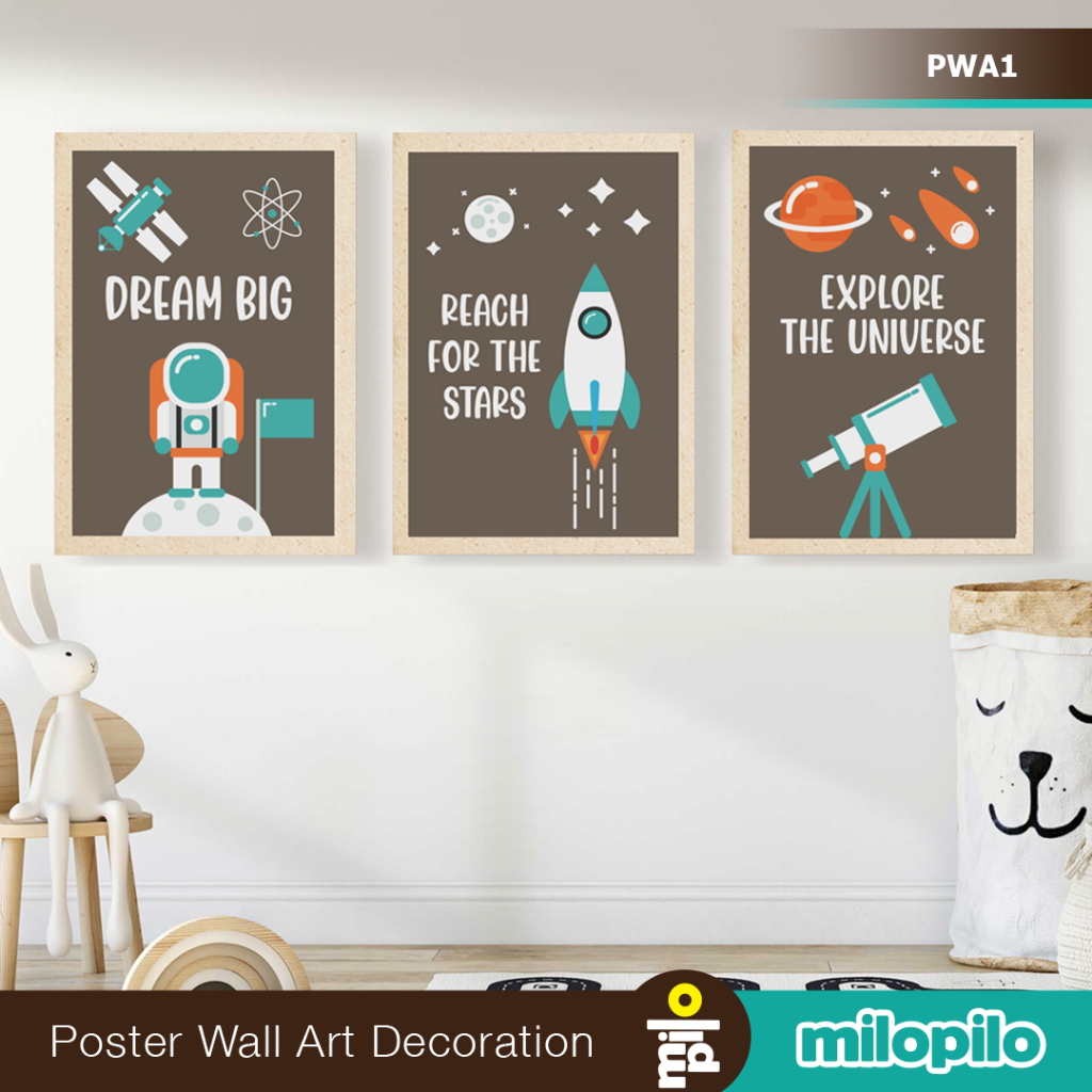 Poster Anak, Hiasan Dinding Kamar Anak, Dekorasi Poster Kamar Anak Cowok.