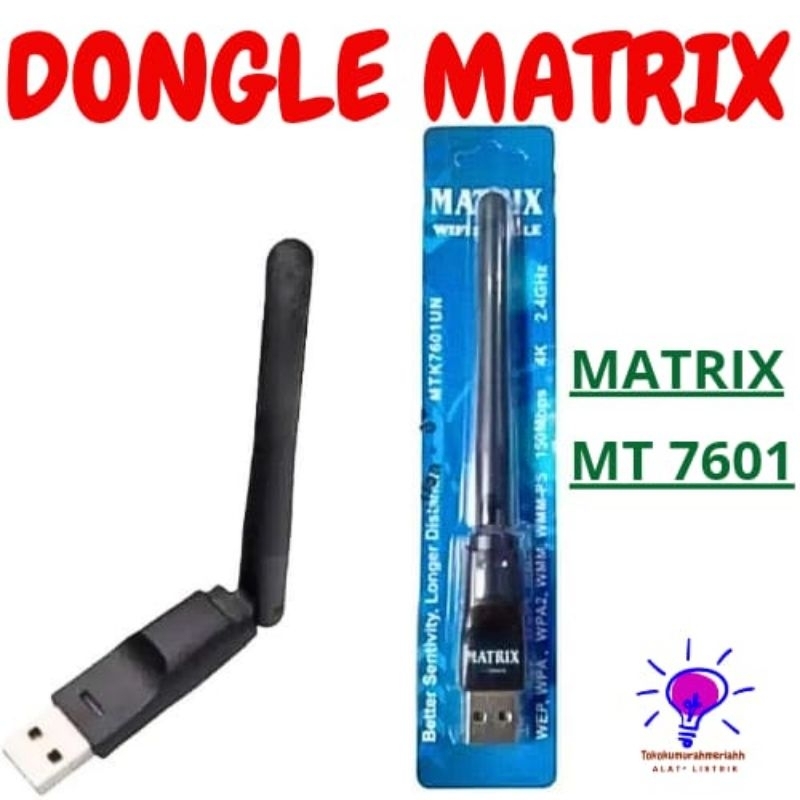 dongle wifi matrix/ reciever dongle matrix MT 7601 TERMURAH