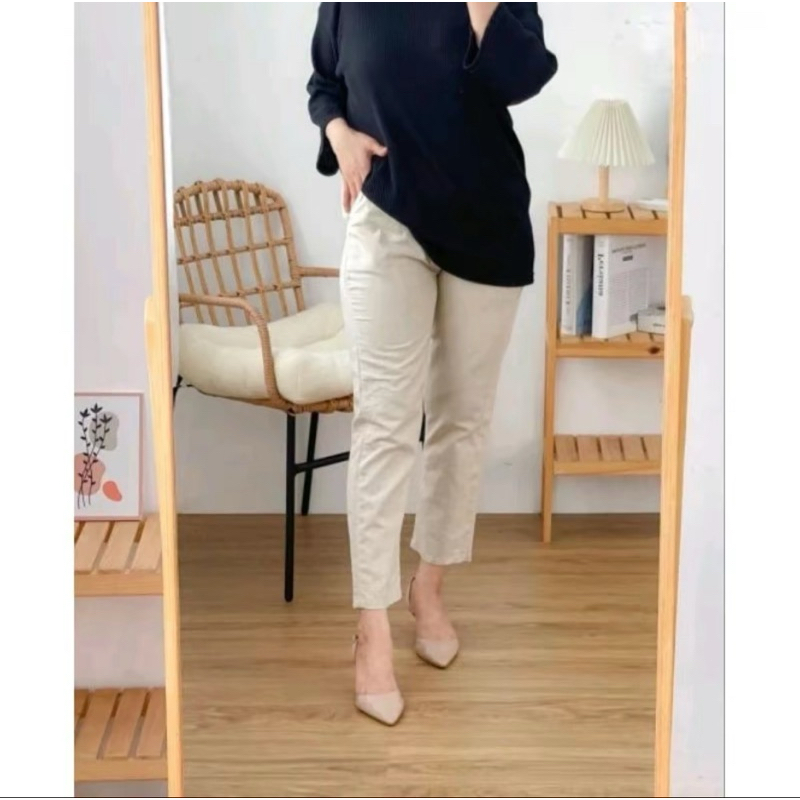 Sale Celana Chino Wanita Celana Katun Stretch Celana Kantor Wanita
