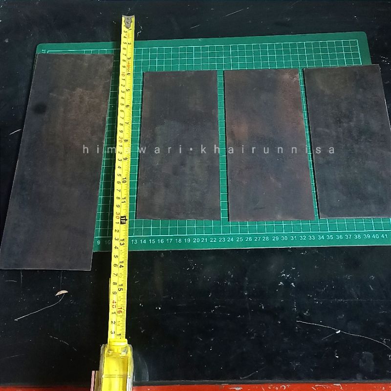 Baja strip bahan gergaji selendang lebar -+9,5cm panjang 20cm