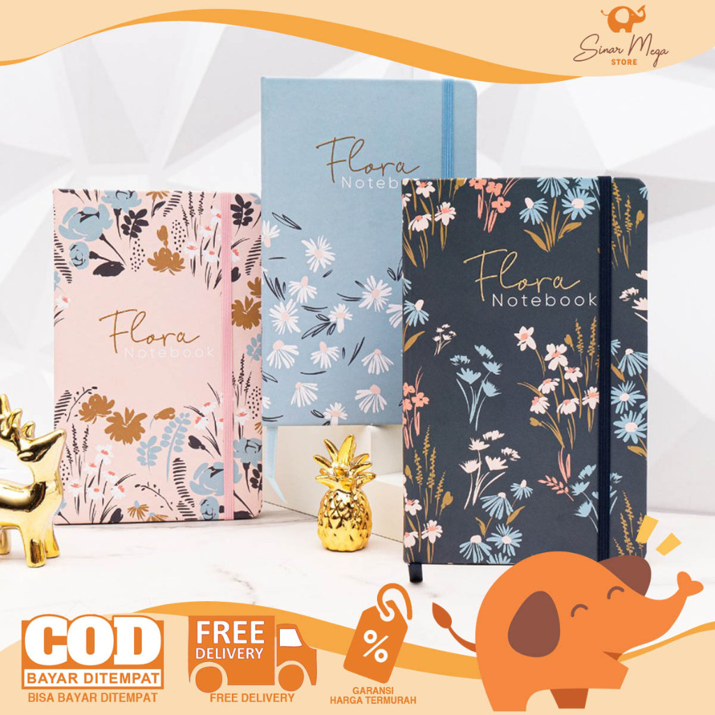 

Joyko Buku Notebook Ruled NB-726 A5 Flora / Buku Tulis Catatan Bergaris