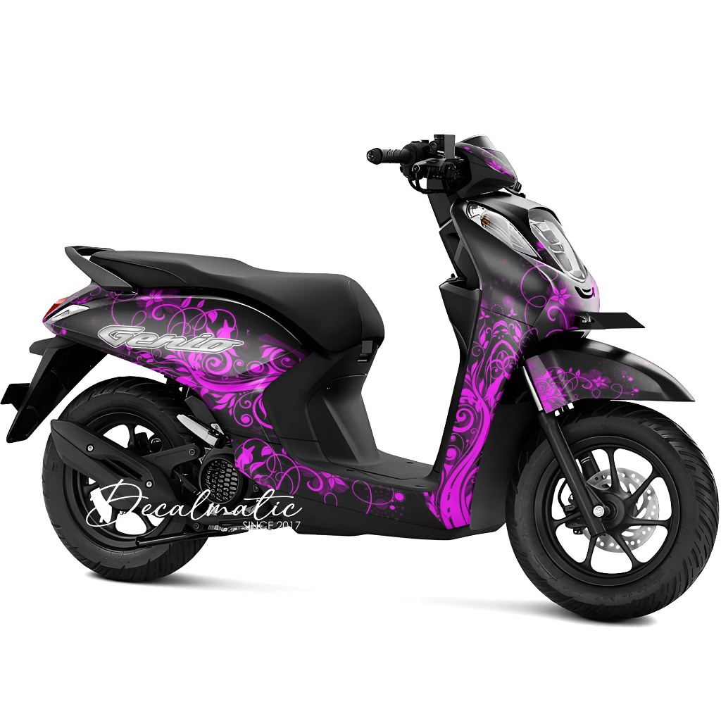 Decal Honda Genio Full Body Custom - Stiker Motor Honda Genio 2018 2019 2020 2021 2022 2023 - Sticke