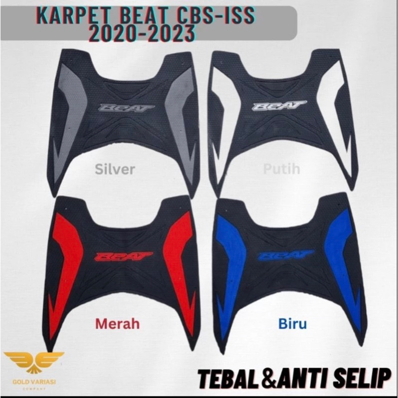 Monster Keset Motor Beat Karpet Beat Esp Deluxe - Beat Street 2020 2021 2022 Pijakan Alas Kaki Motor