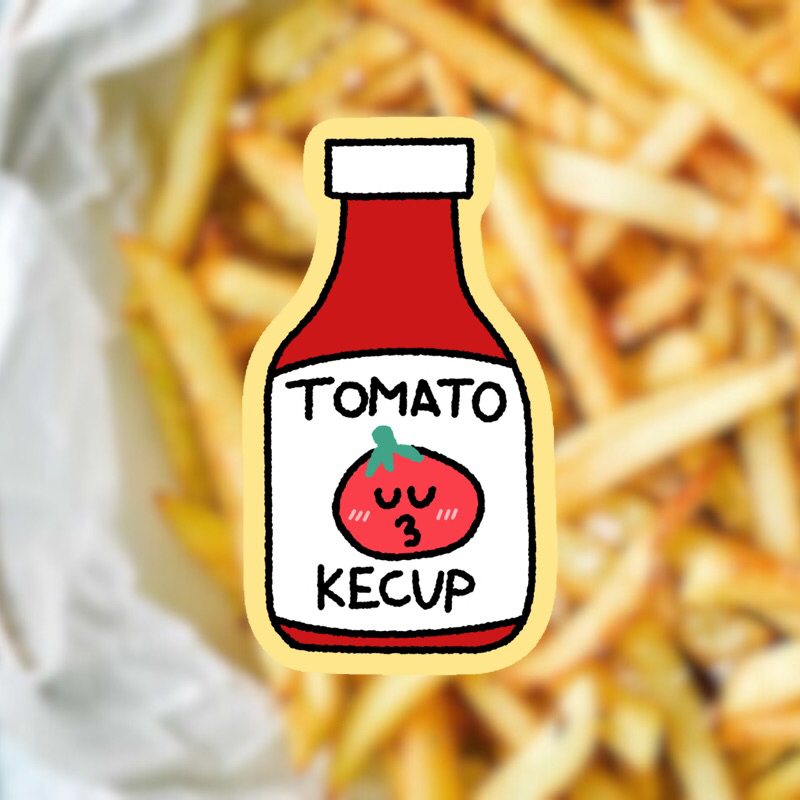 

Tomato Kecup Vinyl Sticker