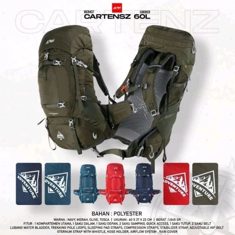 Carrier Arei Premium Cartenz 60L