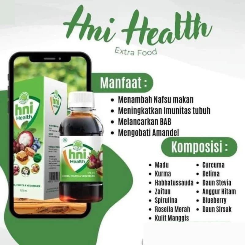 HNI HEALTH EXTRA FOOD HNI SUPLEMEN KESEHATAN ANAK 250ml