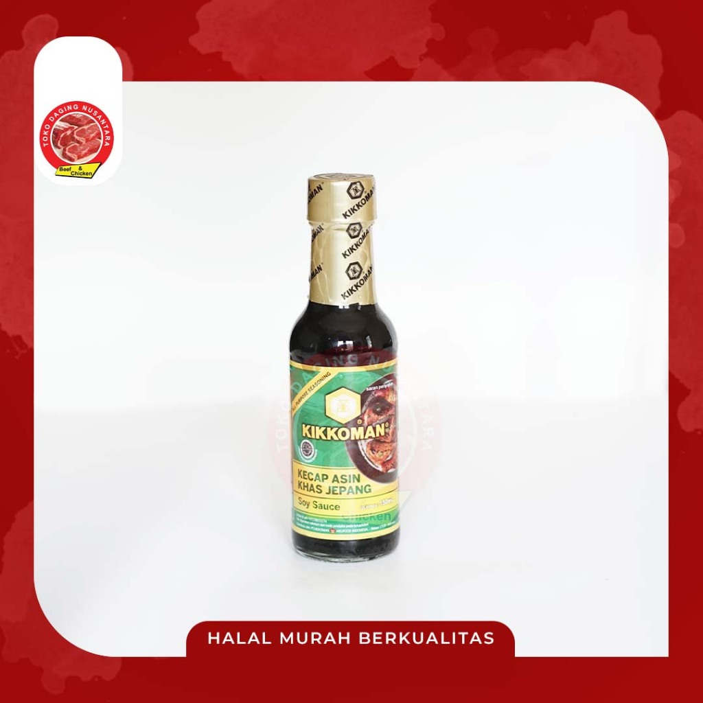 

KIKKOMAN KECAP ASIN KHAS JEPANG 150GR