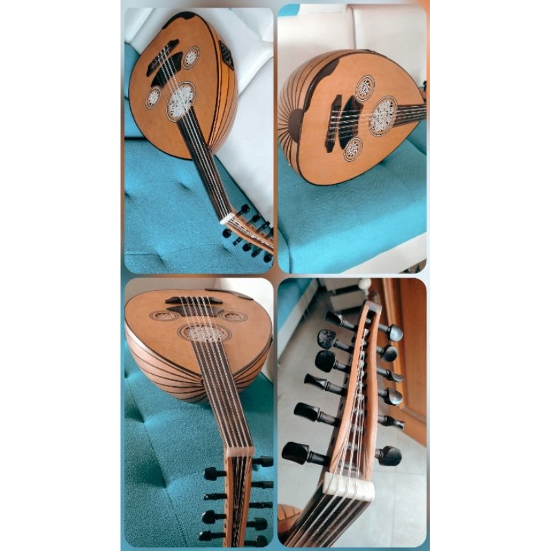Gitar Gambus Oud Akustik Elektrik