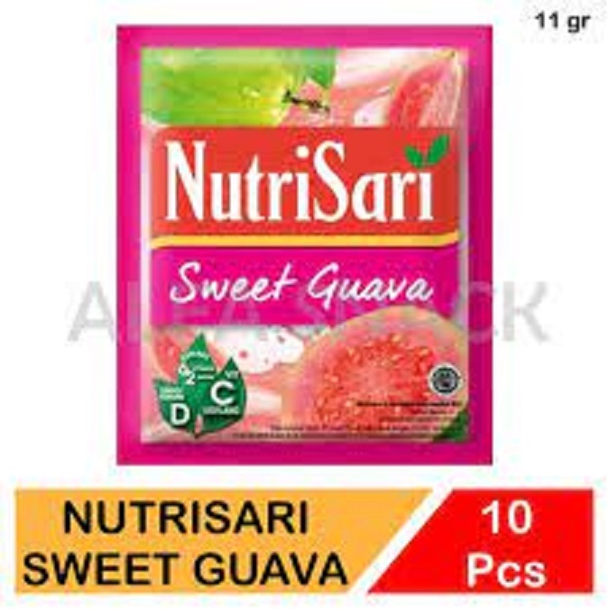 

Nutrisari 10 SACHET X 11gr JAMBU minuman serbuk atau bubuk