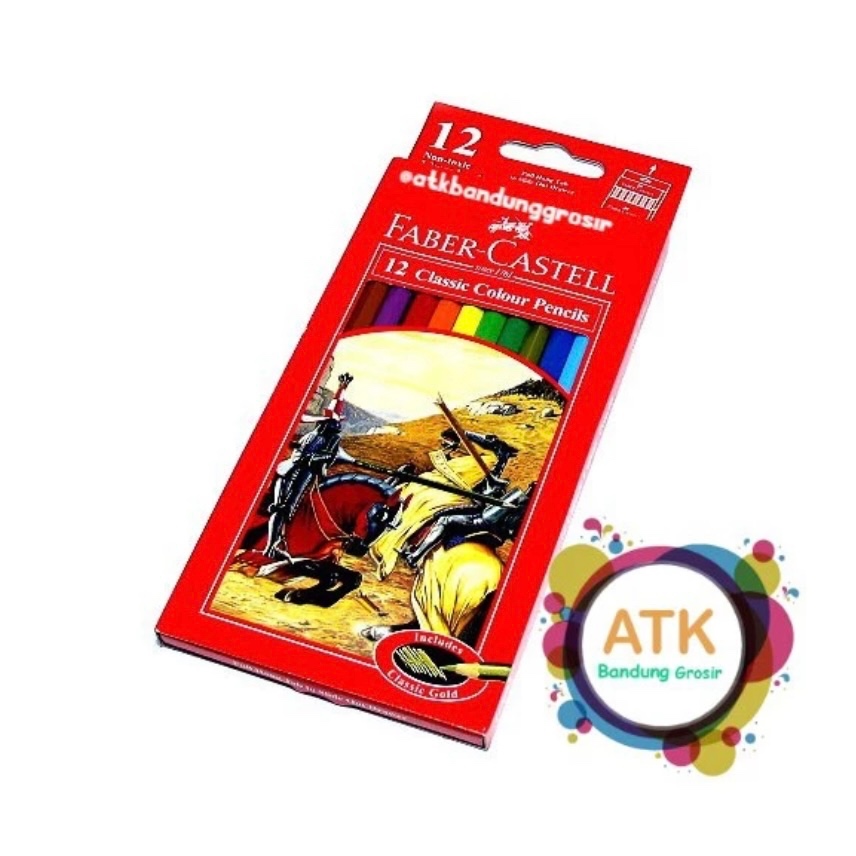 

Pensil Warna Faber Castell Classic Colour Pencils 12 Long Panjang