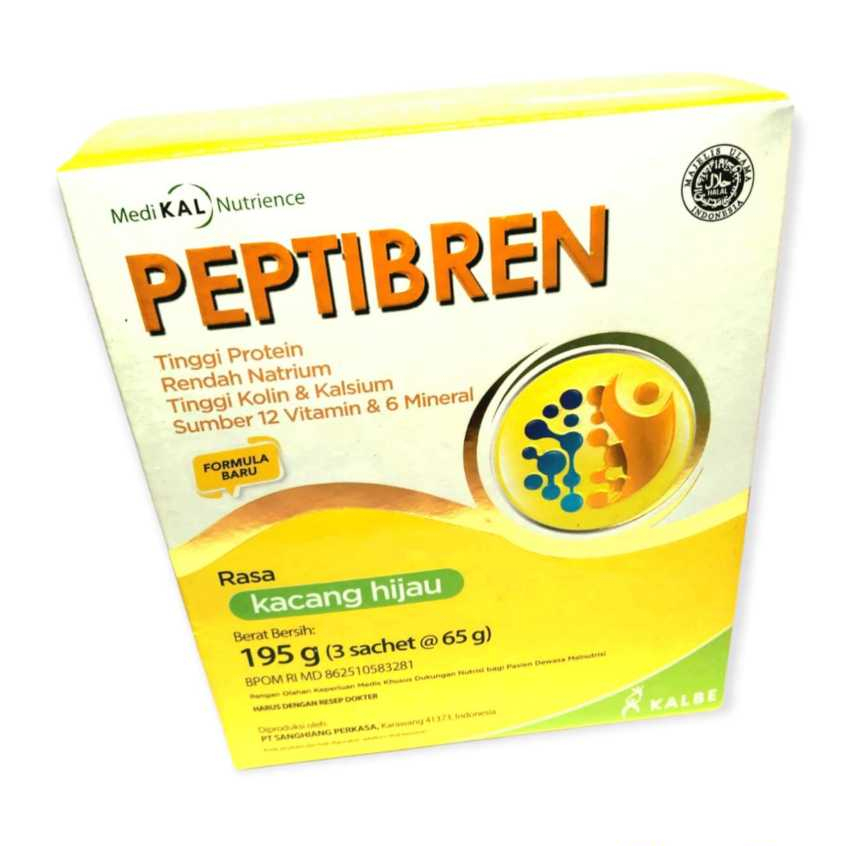

Peptibren kacang hijau - membantu pasien kondisi malnutrisi