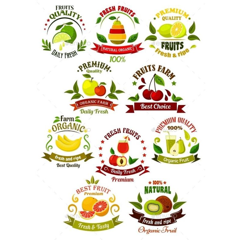 sticker label buah &amp; sayuran stiker custom SADEWA  stiker buat label buat label makanan stiker nama buah stiker