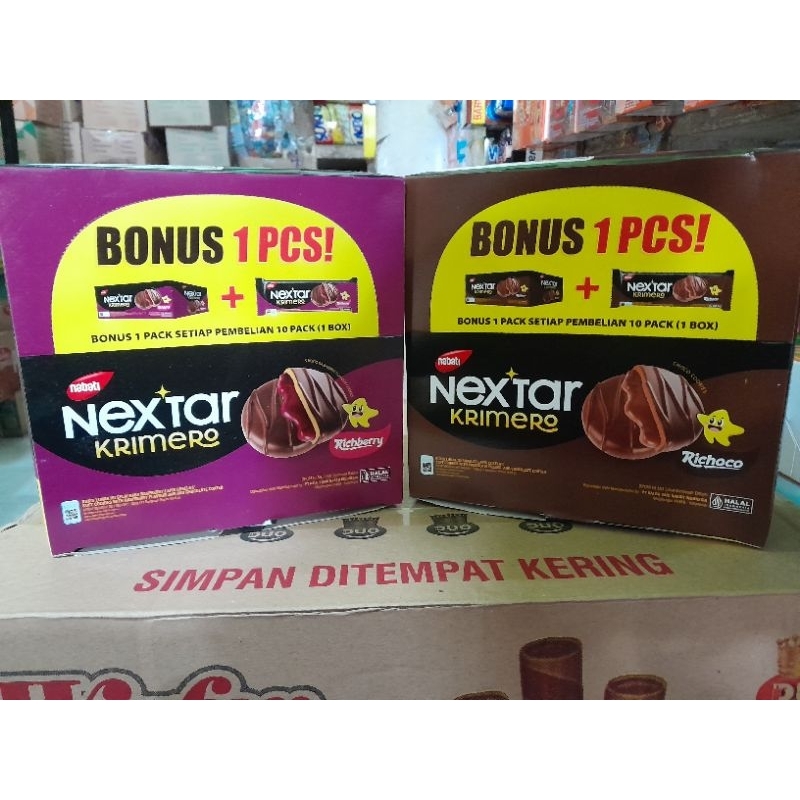 

Nextar Krimero Cookies Raspberry Cokelat