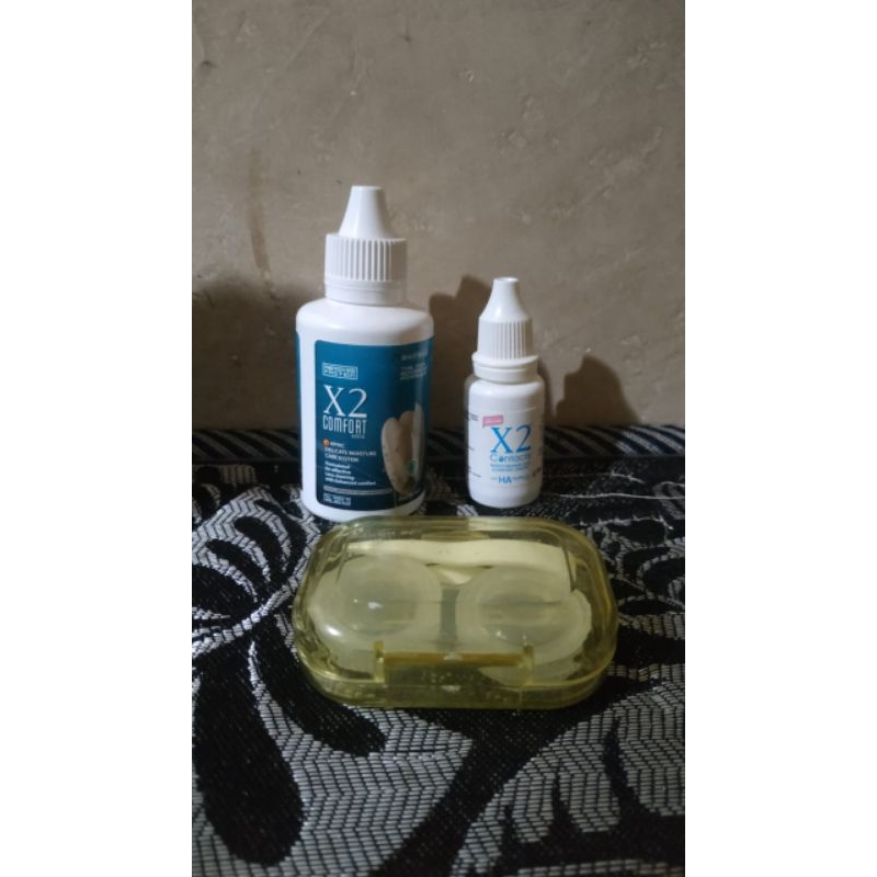 paket perlengkapan soflen (cairan soflen, tetes mata soflen, tempat soflen)